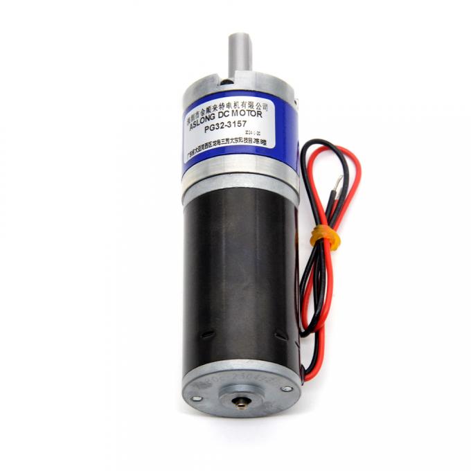 12 ولت / 24 ولت PG32-3157 ماشین آلات سیاره ای برش شده موتور میکرو 24 ولت DC ماشین آلات سیاره ای 19