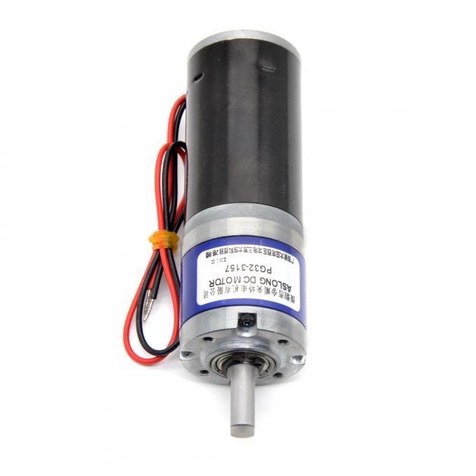 12 ولت / 24 ولت PG32-3157 ماشین آلات سیاره ای برش شده موتور میکرو 24 ولت DC ماشین آلات سیاره ای 18