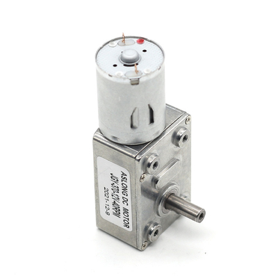 ASLONG JGY-370 37mm 6/12/24V Miniature DC Worm Gear Reducer Motor With Self-Locking Low-Speed Motor