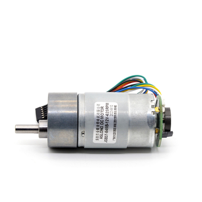 2000 RPM فلزی کاهش سرعت چرخ دنده گشتاور بالا 24 ولت DC با رمزگذار