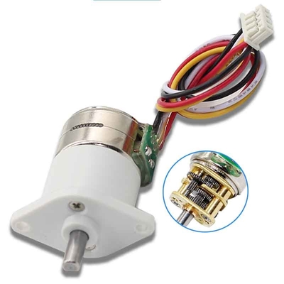 GM12 15BY Worm DC Stepper Motors 2 Phase 4 Wires 18d Stepper Angle Speed