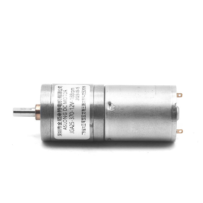 Dc موتور کوچک JGA25-370 موتور Dc 24v 12v Dc موتور چرخ دار Dc موتور چرخش بالا 6v 12v