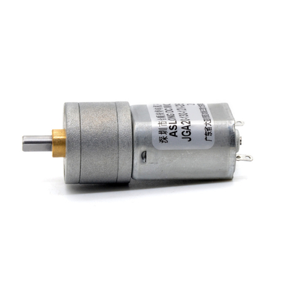 ASLONG JGA20-130 برش موتور 12V 30RPM 1:268 موتور برش DC Dc 12v