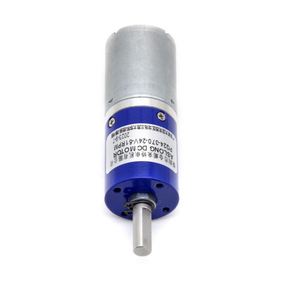 موتور کاهش چرخ دنده فلزی سیاره ای با تورک بالا PG24-370 24mm 24V Dc موتور چرخ دنده سیاره ای