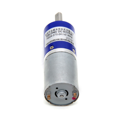 موتور کاهش چرخ دنده فلزی سیاره ای با تورک بالا PG24-370 24mm 24V Dc موتور چرخ دنده سیاره ای
