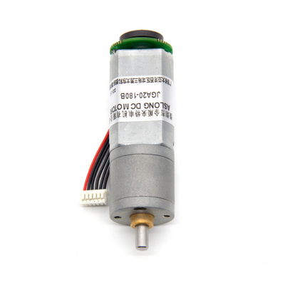 موتور کوچک کدگذاری Dc Gear JGA20-180B 12V 258RPM 1:31 موتورهای کوچک کدگذاری Dc موتور برس