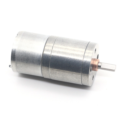 25mm Spur Gearbox موتورهای DC برش شده JGA25-310 6V 33RPM 1:226 موتور DC چرخش بالا مینی 25mm Gearbox 25mm Micro Motor