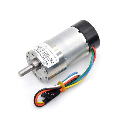موتور 24 ولت با رمزگذاری JGB37-3530GB 24 ولت 76RPM 1:131 موتور برس با رمزگذاری