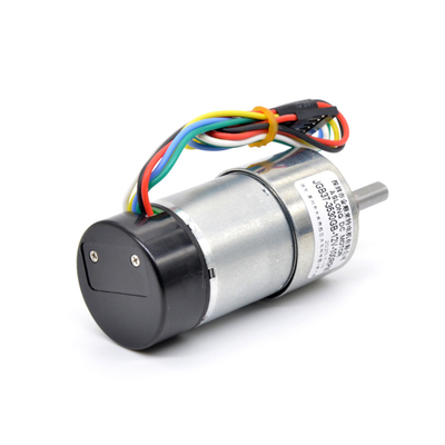 موتور 24 ولت با رمزگذاری JGB37-3530GB 24 ولت 76RPM 1:131 موتور برس با رمزگذاری