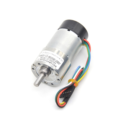 موتور چرخ دنده ای DC با رمزگذاری تورک بزرگ JGB37-3530GB 24V 111RPM 1:90 24v موتور چرخ دنده ی برس با رمزگذاری
