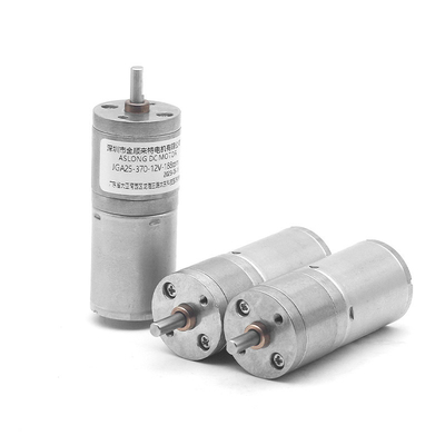 25GA370 25MM میکرو موتورهای دنده DC 6 ولت 12 ولت 24 ولت 2000 دور در دقیقه گشتاور بالا معکوس