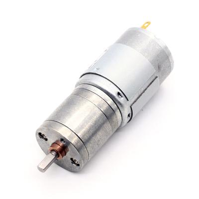 JGA25-385 Carbon Brush Micro DC Gear Motors 25mm 24V for Robotics