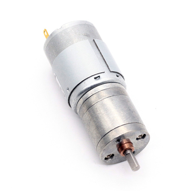 JGA25-385 Carbon Brush Micro DC Gear Motors 25mm 24V for Robotics