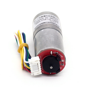 JGA25-370B چرخ دنده بزرگ موتورهای چرخ دنده ای کوچک 1360rpm با رمزگشایی تایمتر