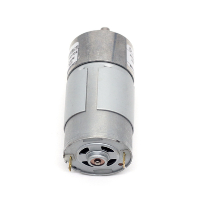 مینی 12 ولت DC الکتریکی مسواکدار موتور آهنربا دائمی JGB37-545 37mm 12 ولت DC مینی مسواکدار موتور دنده