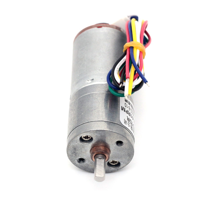 6v 12v 25mm Brushed DC Gear Motor Encoder JGA25-370B تورک بالا 25mm Brushed DC Gear Motor