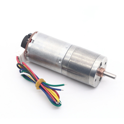 6v 12v 25mm Brushed DC Gear Motor Encoder JGA25-370B تورک بالا 25mm Brushed DC Gear Motor