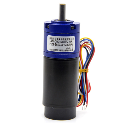 24 ولت موتور DC بدون برس PG36-3650 چرخ دنده ای بزرگ DC بدون برس موتور چرخ دنده سیاره ای