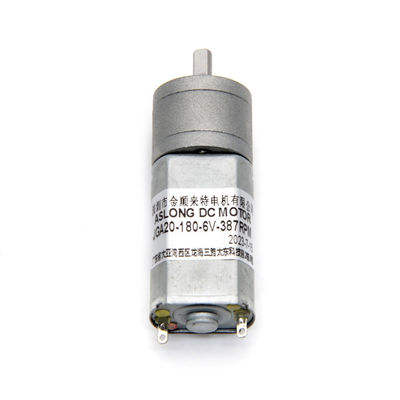 12 ولت DC Reduction Micro Motor JGA20-180 Micro DC Reduction Motor مقناطیس دائمی با سرعت پایین